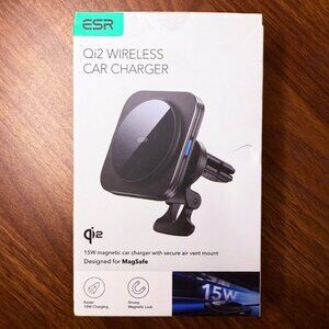 ESR Qi2 15W Magsafe Magnetic Car Air Vent Mount Dashboard Cell Phone Charger